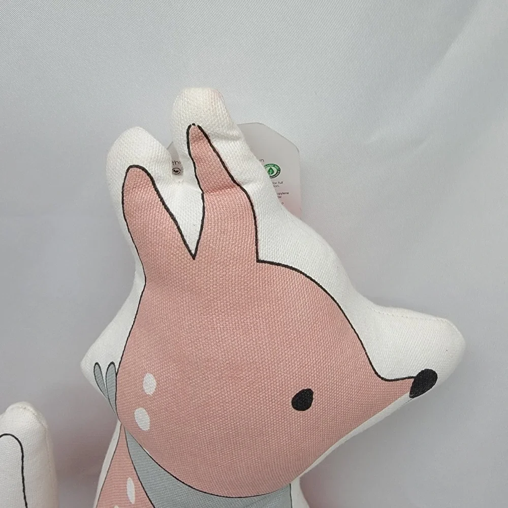 Little Co.‎ By Lauren Conrad Canvas Fox Shaped Decorative Accent Pillow 12x16